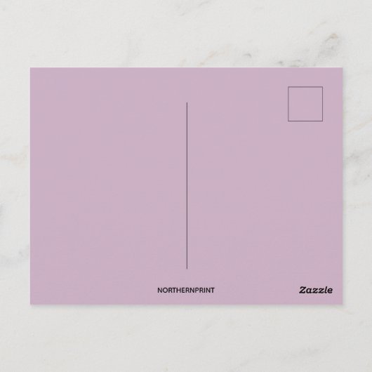 編集可能なチューリップの輪のイースターグリーティング ポストカード (裏面)