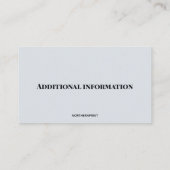 編集可能なツアー観光とパーティーバス 名刺 (裏面)