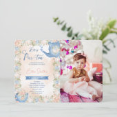 編集可能なティーパーティーの写真招待状 招待状 (スタンド正面)