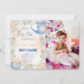 編集可能なティーパーティーの写真招待状 招待状 (正面)