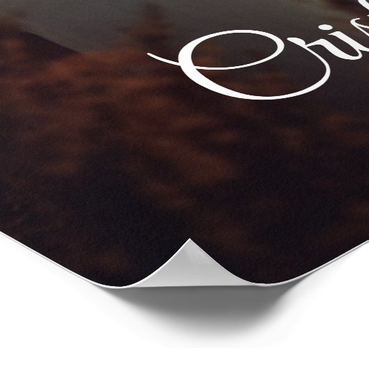 編集可能なテキストカラー モダンウェディングウェルカムサイン ポスター (角)