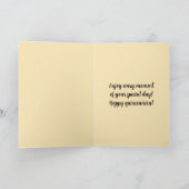 編集可能なハッピーキンセアニエラ カード (内部)