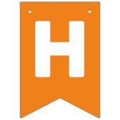 編集可能なハッピーバースデーレインボーバナー バンティングフラッグ (第2の旗)