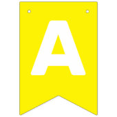 編集可能なハッピーバースデーレインボーバナー バンティングフラッグ (第3の旗)