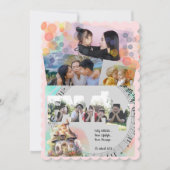 編集可能なハッピー ファミリー フォト カード (正面)