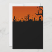 編集可能なハロウィン招待状, ハロウィンパーティー 招待状 (裏面)