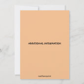 編集可能なハワイアンルアウ誕生日招待状 招待状 (裏面)