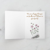 編集可能なハート子採用の最終決定 カード (内部)