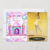 編集可能なバウンス写真招待状 招待状 (正面)