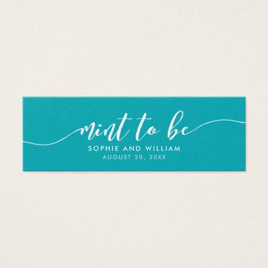 編集可能なバックグラウンドスクリプトミント結婚ーの (正面)