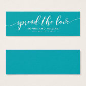 編集可能なバックグラウンドスクリプト愛を広結婚げる (正面&裏面)