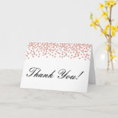 編集可能なバラ金ゴールドサンキューカード カード (黄色い花)