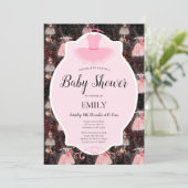 編集可能なバレリーナの招待状 招待状 (スタンド正面)