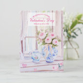 編集可能なバレンタインデーのカード 招待状 (スタンド正面)