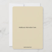 編集可能なパステルカラーのトレリスとバラのデザインの招待状 招待状 (裏面)