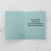 編集可能なパンダベアとカッブファーザーデイカード カード (内部)