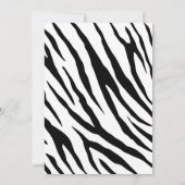 編集可能なパーティー動物の招待状 サファリ誕生日 招待状 (裏面)