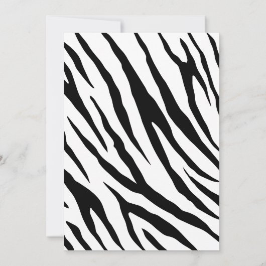 編集可能なパーティー動物の招待状 サファリ誕生日 招待状 (裏面)