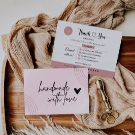 編集可能なビジネスサンキューカード サンキューカード