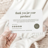 編集可能なビジネスサンキューカード サンキューカード