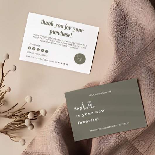 編集可能なビジネスサンキューカード サンキューカード