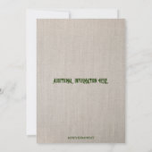 編集可能なビールとブルワリーの誕生日招待状 招待状 (裏面)