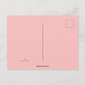 編集可能なファミリツリーのハートの採用招待状 インビテーションポストカード (裏面)