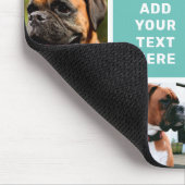 編集可能なファミリフォトコラージュ マウスパッド (コーナー)