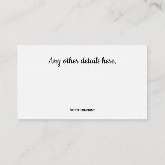 編集可能なファミリーソーシャルワーカー 名刺 (裏面)