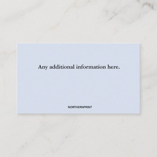 編集可能なファームハンド 名刺 (裏面)