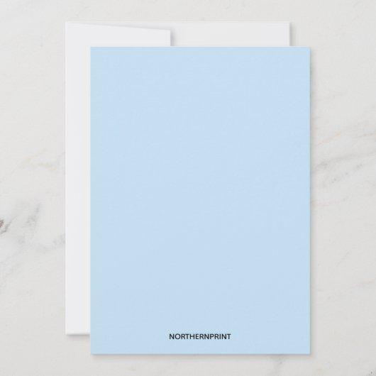 編集可能なフォトアジサイお祝いの生活 招待状 (裏面)