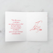 編集可能なフォトバレンタインデイカード シーズンカード (内部)