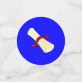 編集可能なフォト卒業テーブル紙吹雪 コンフェッティ (スモール正面)