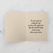 編集可能なフォークアートのスカンクカード カード (内部)