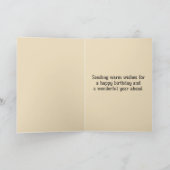 編集可能なフォークアートのリス カード (内部)