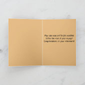 編集可能なフォークアートの帆船カード カード (内部)