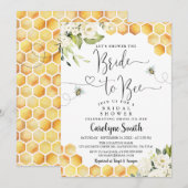 編集可能なブライドトゥビー ブリダルシャワーの招待状 招待状 (正面/裏面)
