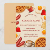 編集可能なブランチの招待状 招待状 (正面/裏面)