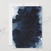 編集可能なブルーウォーターカラー最初の聖体聖体少年 招待状 (裏面)