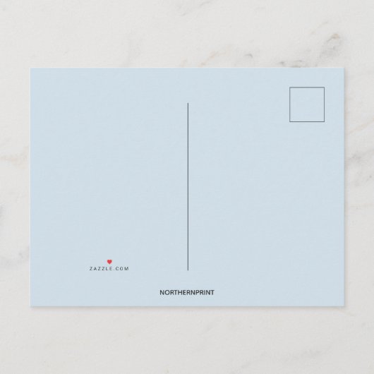 編集可能なブルーファミリーツリーの採用お祝い インビテーションポストカード (裏面)