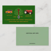 編集可能なプロパティ管理 名刺 (正面/裏面)