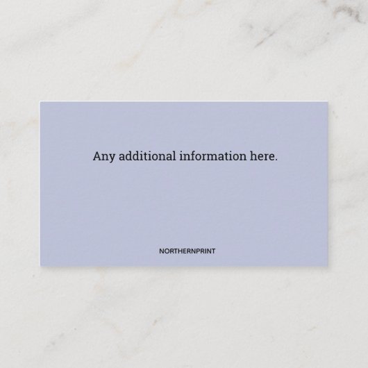 編集可能なプロフェッショナル屋上の名刺 名刺 (裏面)