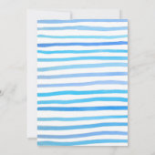 編集可能なプールパーティー誕生日パーティーの招待 招待状 (裏面)