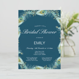 編集可能なペコンの結婚式前パーティー招待状 招待状