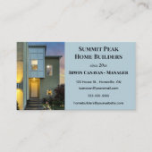 編集可能なホームビルダー 名刺 (正面)
