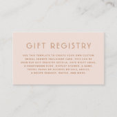 編集可能なボーホーカラーブランチ&バブルブライズシャワー エンクロージャーカード (正面)