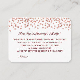 編集可能なママのお腹はどれくらい？ カード