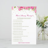 編集可能なマミー何を着ている？ベビーシャワーゲーム (スタンド正面)