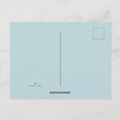 編集可能なマーメイドテールの海誕生日 インビテーションポストカード (裏面)