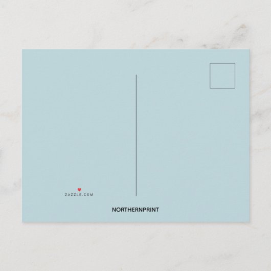 編集可能なマーメイドテールの海誕生日 インビテーションポストカード (裏面)